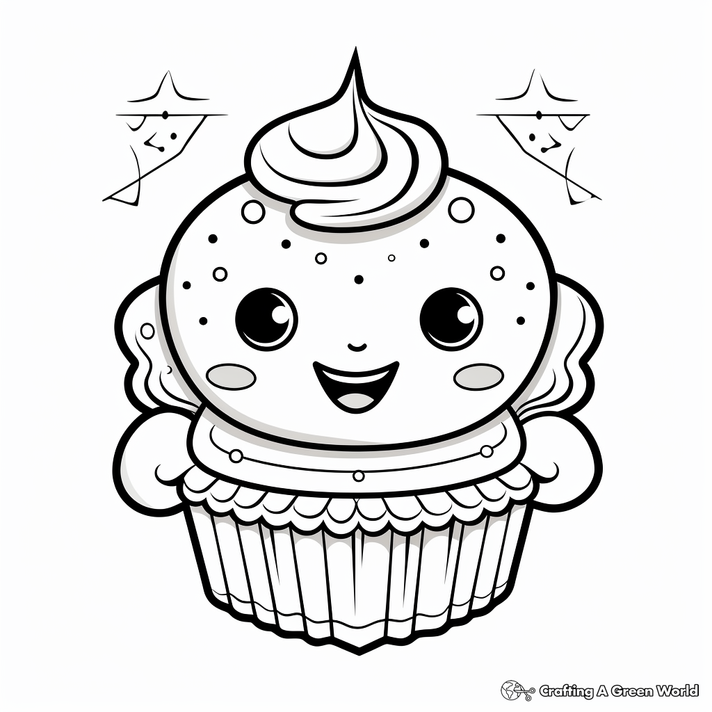 Fancy Royal Icing Cookie Coloring Pages 4