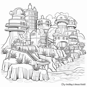 Fantastic Sea and Land Division Coloring Pages 3