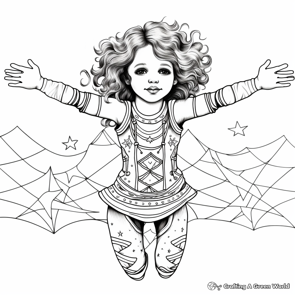 Fantasy-Leotard Coloring Pages for Dreamers 3