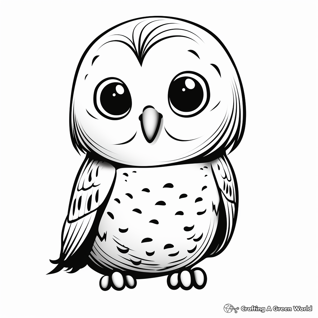 Fantasy Magical Budgie Coloring Pages 3