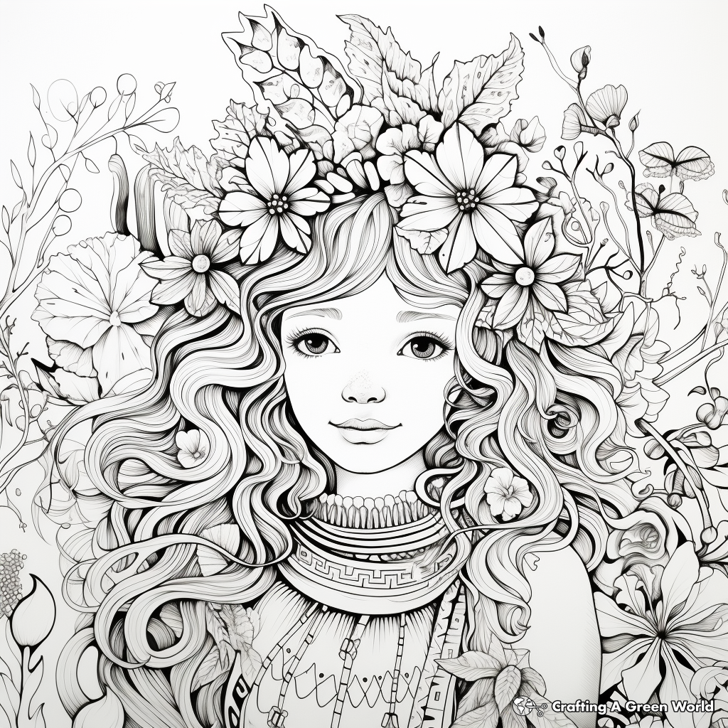 Fascinating Intricate Boho Art Coloring Pages 4