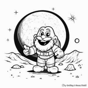 Fascinating Makemake Dwarf Planet Coloring Pages 4