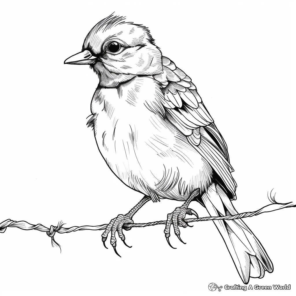 Fashionable Passenger Pigeon Coloring Pages 3
