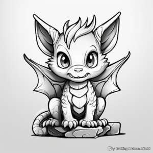 Fierce Dragon Printable Coloring Pages 3