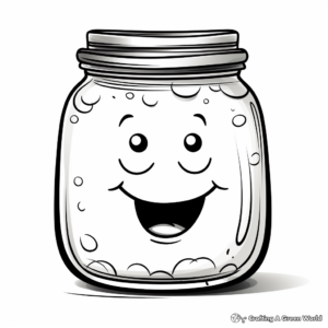 Fig Jam Jar Coloring Pages 1