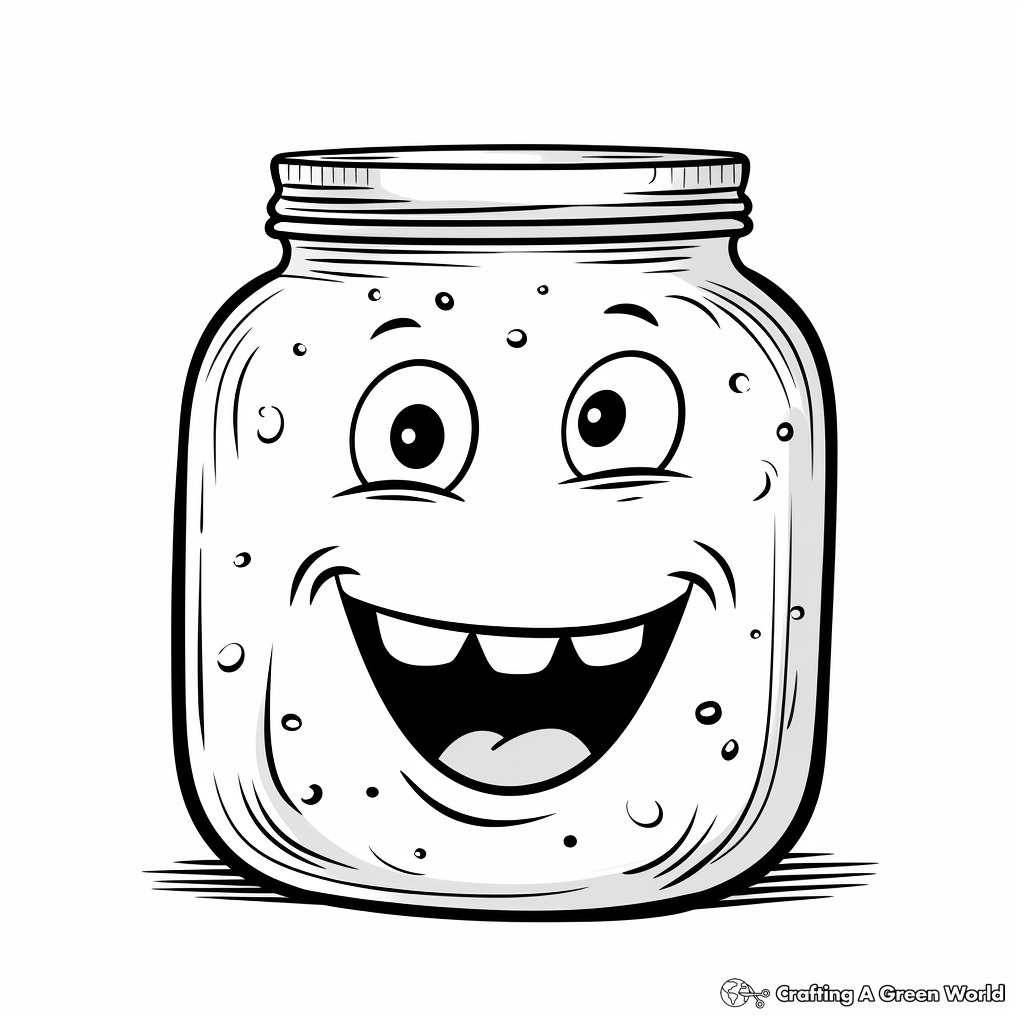 Fig Jam Jar Coloring Pages 2