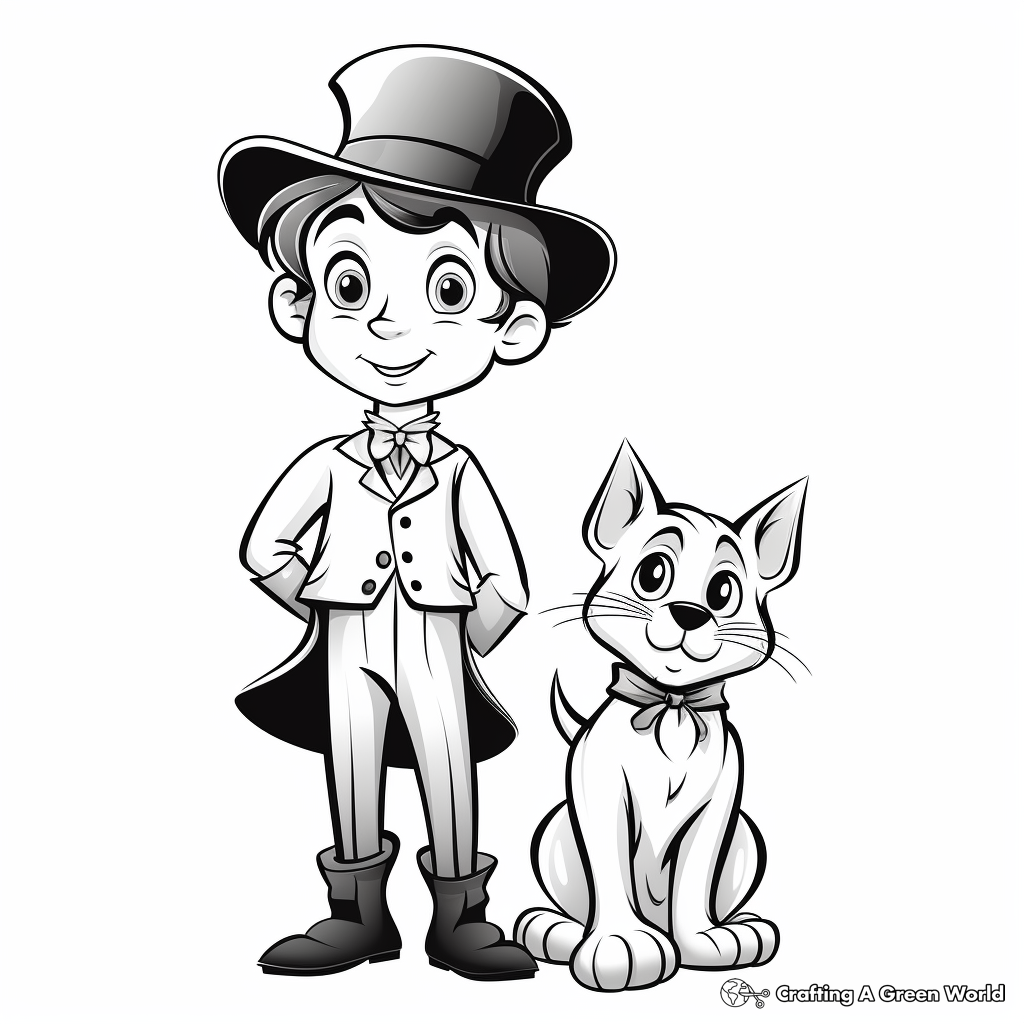 Figaro from Pinnochio Coloring Pages 3