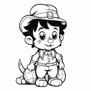 Figaro from Pinnochio Coloring Pages 4