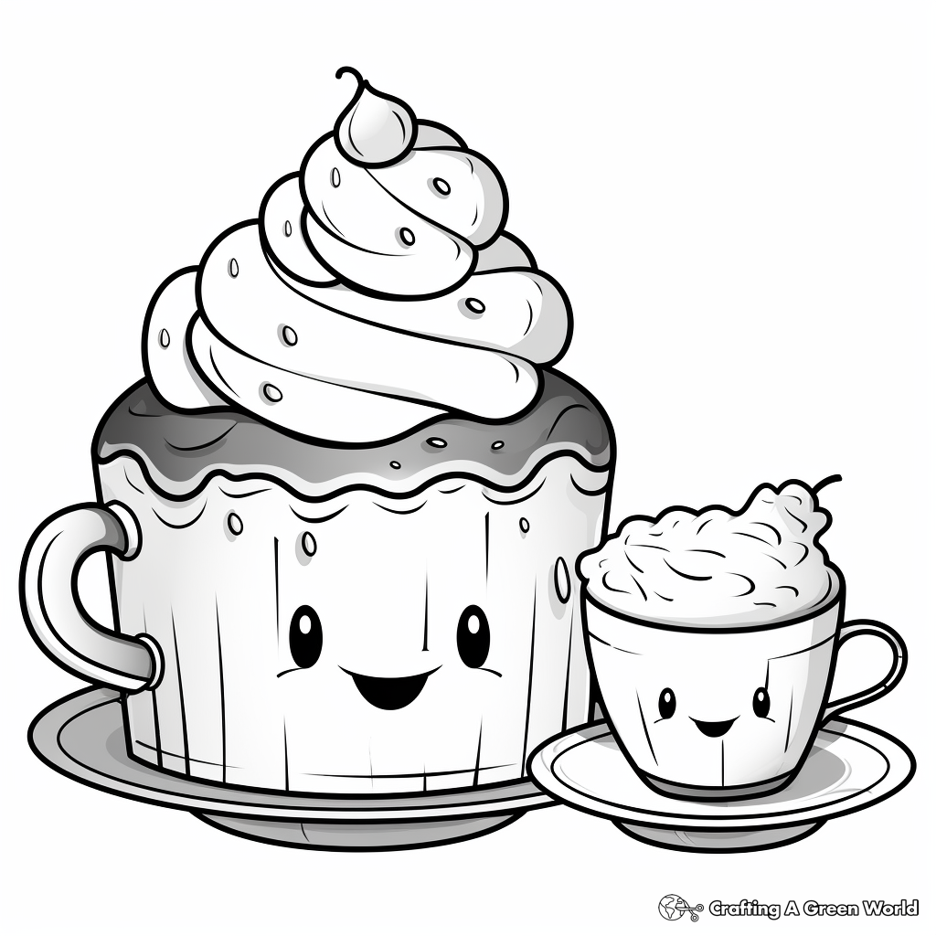 Filled Jelly Donut Coloring Pages 1