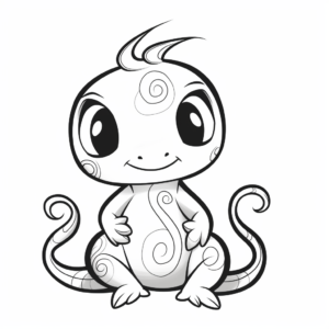 Fire Salamander Coloring Pages for Fire Lovers 3