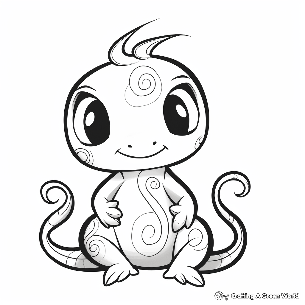 Fire Salamander Coloring Pages for Fire Lovers 3