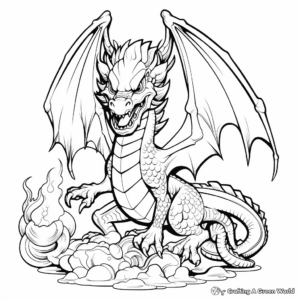 Fireball Pokemon Coloring Pages: Charizard, Moltres and More 1