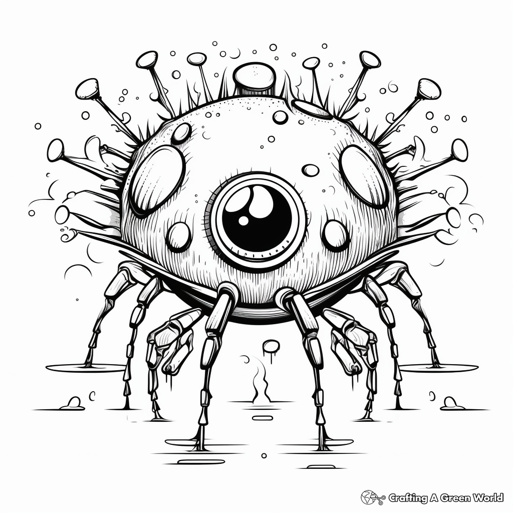 Fly Eye Detailed Coloring Pages 4