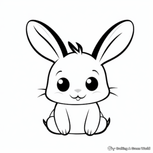 Free Printable Bunny Coloring Pages 2