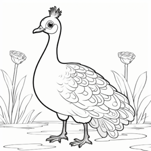 Free Printable Peacock Coloring Pages 3