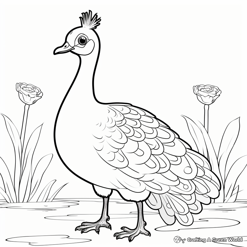 Free Printable Peacock Coloring Pages 3