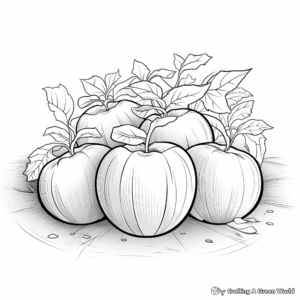 Fresh Figs Coloring Pages for Children 2