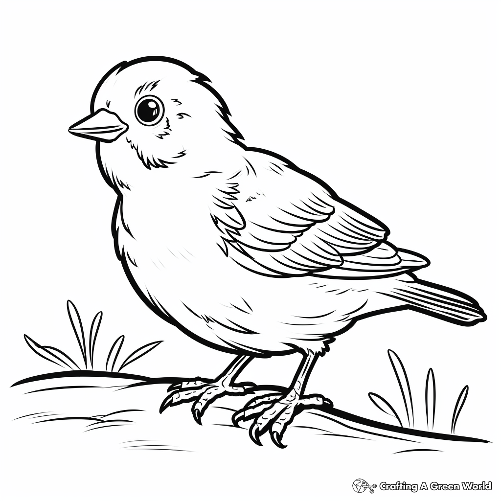 Friendly Finch Coloring Pages: Perfect For Afternoon Coloring 2