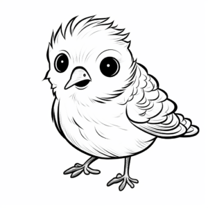 Friendly Robin Coloring Pages for Young Artists 2