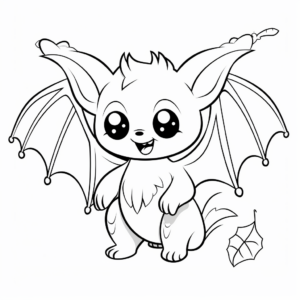 Fruit Bat Wings Coloring Pages for Nature Lovers 1
