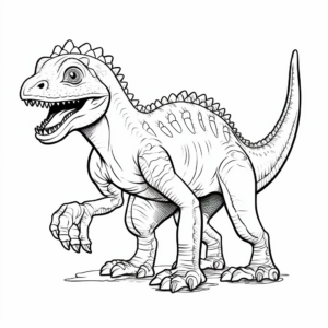 Full Body Ceratosaurus Coloring Pages 2