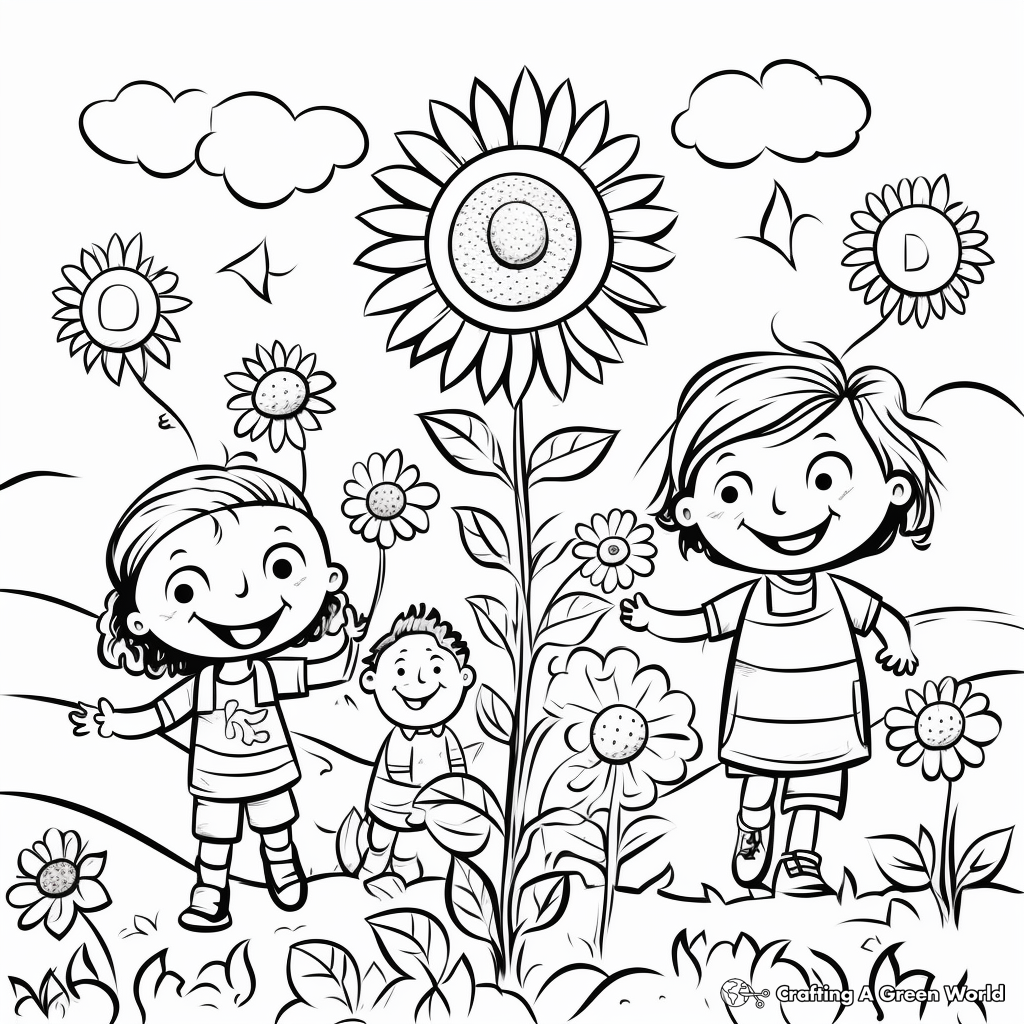 Fun & Educational Weather Coloring Pages for Spring 1