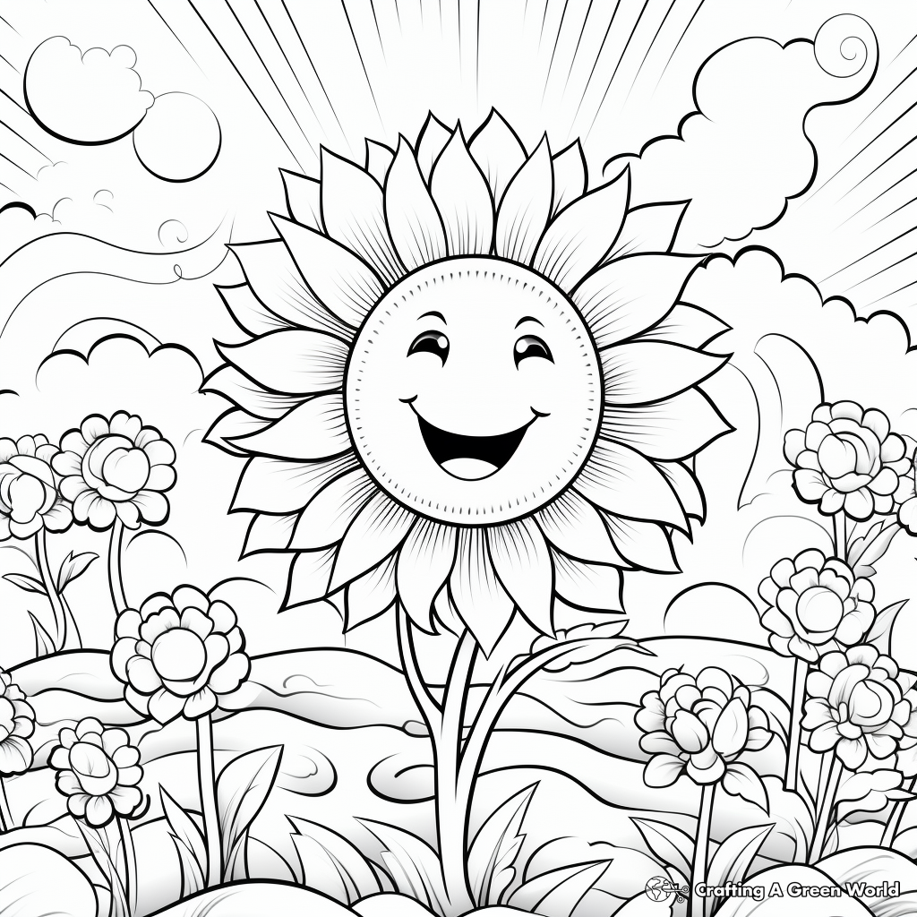 Fun & Educational Weather Coloring Pages for Spring 2