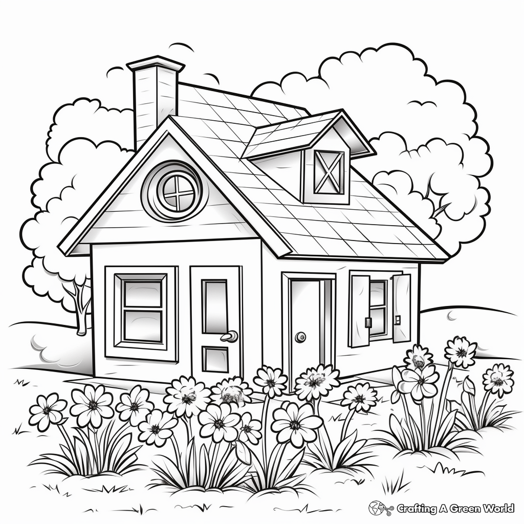 Fun & Educational Weather Coloring Pages for Spring 3