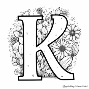 Fun ABC's Alphabet Coloring Pages for Kindergarten 1