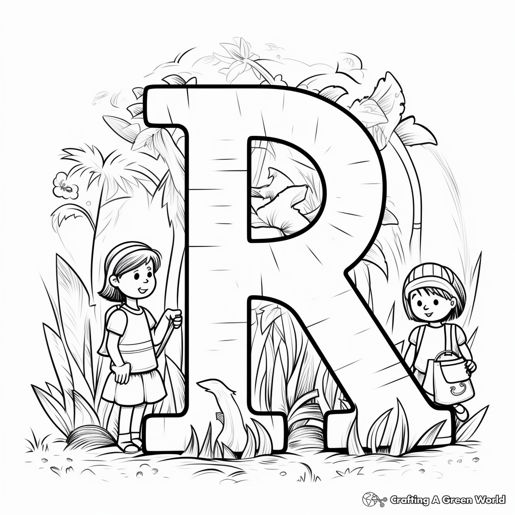 Fun ABC's Alphabet Coloring Pages for Kindergarten 2