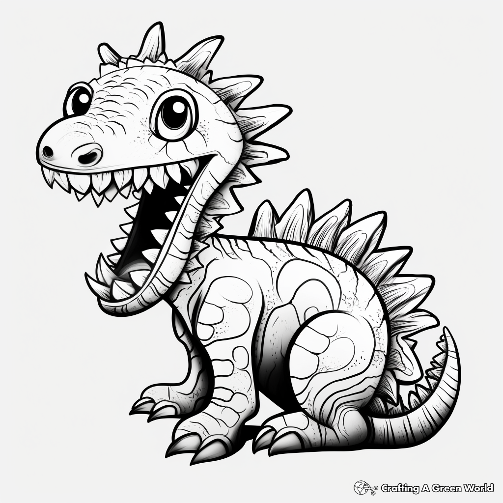 Fun Amargasaurus Coloring Pages for Kids 2