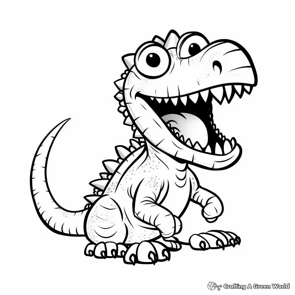 Fun Amargasaurus Coloring Pages for Kids 4