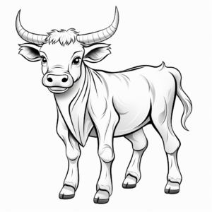 Fun and Easy Longhorn Mascot Coloring Pages 2
