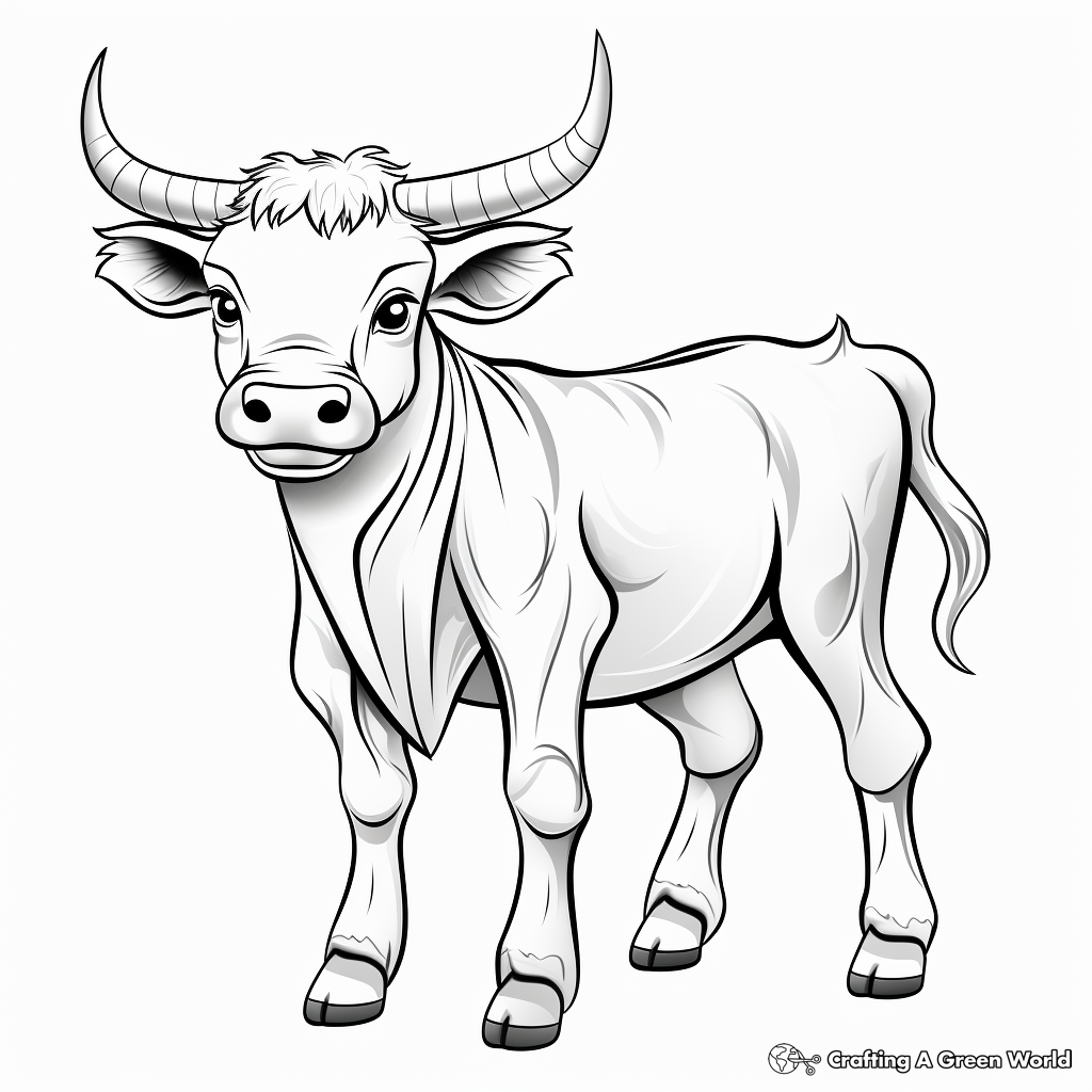 Fun and Easy Longhorn Mascot Coloring Pages 2