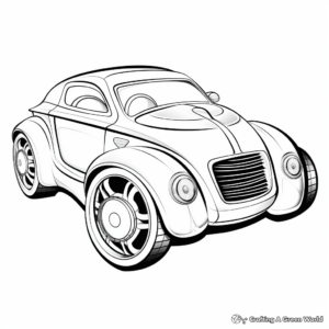 Fun and Easy Toy Car Coloring Pages 3