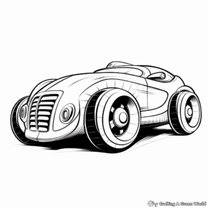 Fun and Easy Toy Car Coloring Pages 4