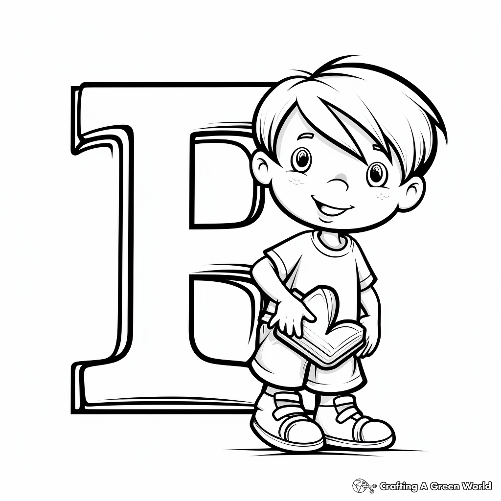 Fun and Simple Alphabet Coloring Pages for Preschoolers 2