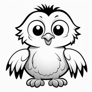 Fun and Simple Osprey Coloring Pages for Toddlers 1