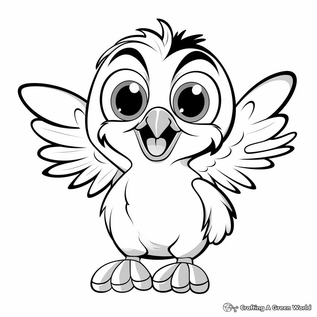 Fun and Simple Osprey Coloring Pages for Toddlers 4