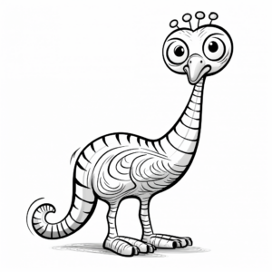 Fun Corythosaurus Coloring Pages for Kids 2