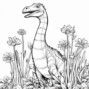 Fun Corythosaurus Coloring Pages for Kids 3
