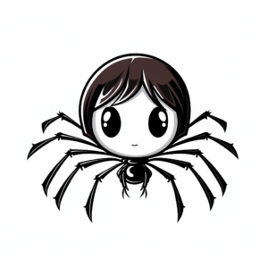 Fun Facts and Coloring Pages: Black Widow Spiders 2