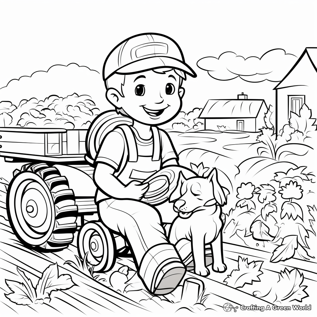 Fun Farm Life Coloring Lead Sheets 3