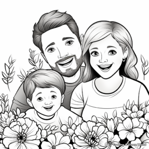 Fun-Filled "Parents' Anniversary" Coloring Pages 1