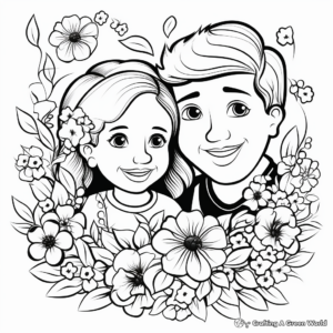 Fun-Filled "Parents' Anniversary" Coloring Pages 4
