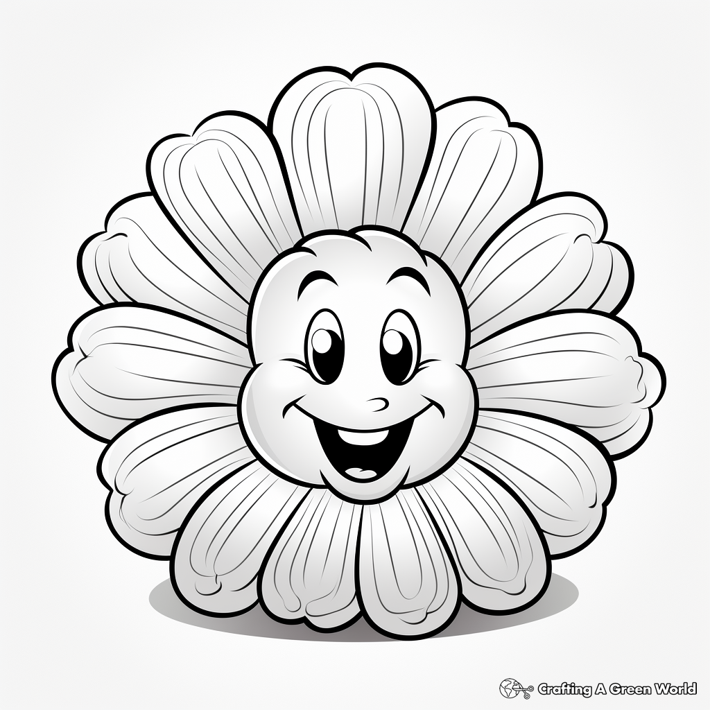 Fun-Filled Cartoon Clam Coloring Pages 3
