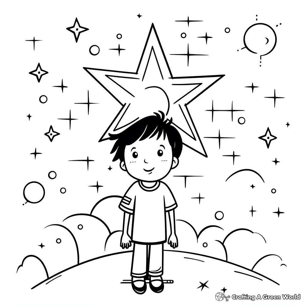 Fun Little Dipper Constellation Coloring Pages 1