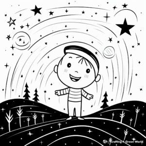 Fun Little Dipper Constellation Coloring Pages 4