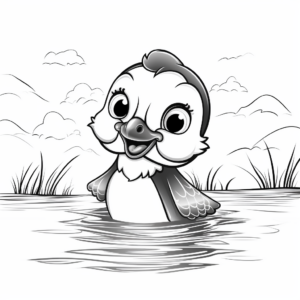 Fun Penguin Coloring Pages for Children 3