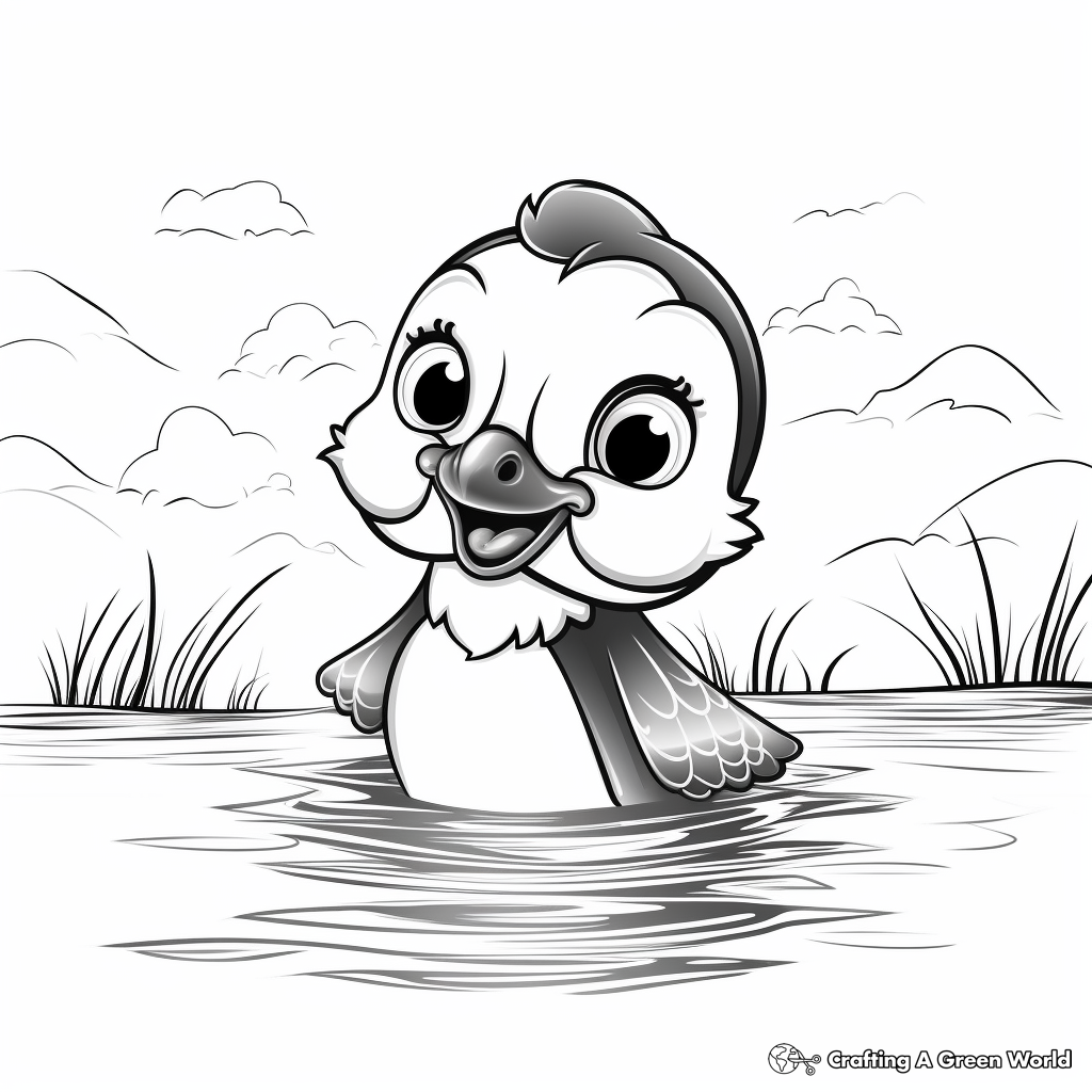 Fun Penguin Coloring Pages for Children 3